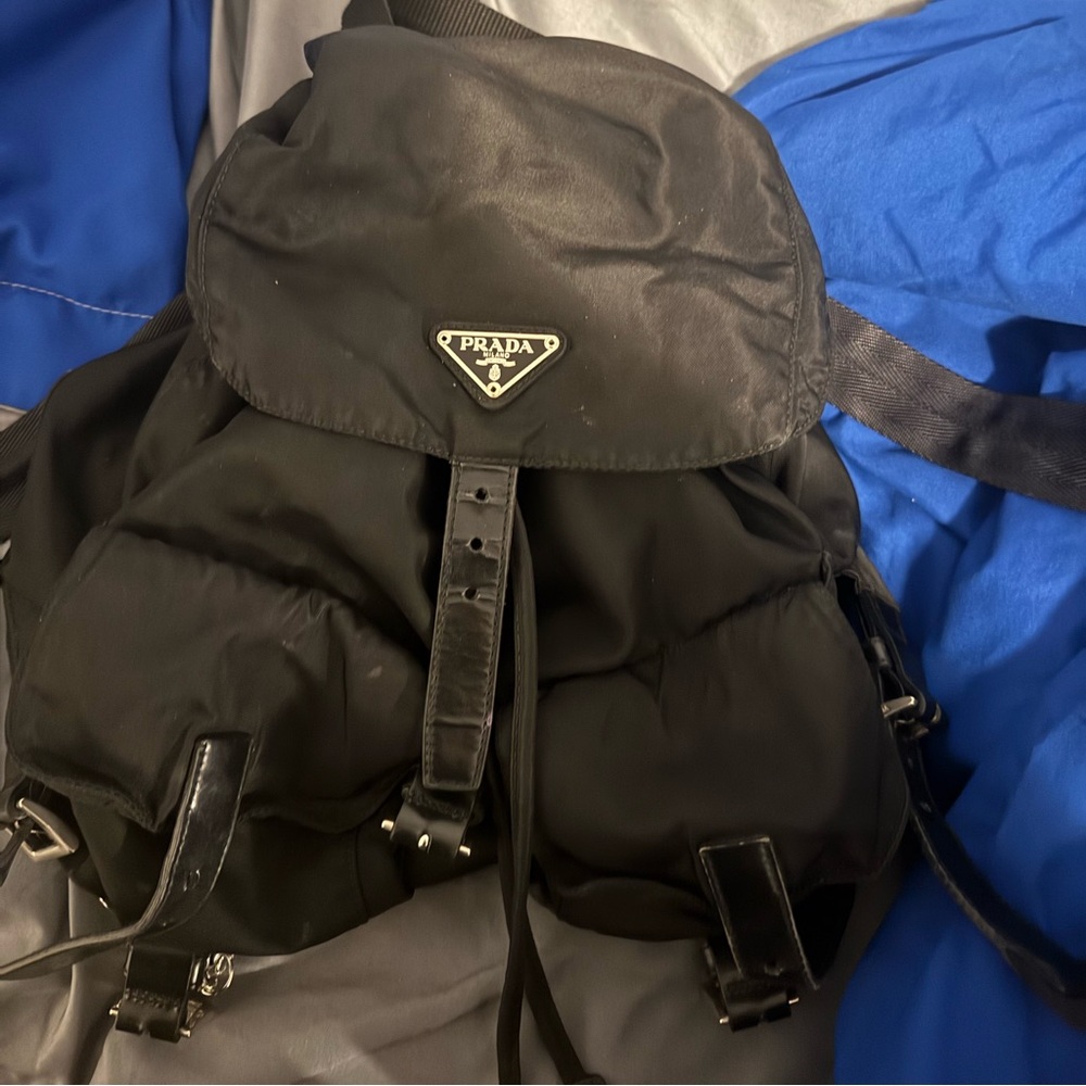 Authentic Prada Nylon Backpack - image 3